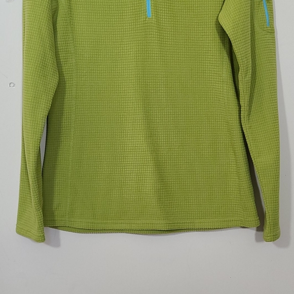 Orvis Trout Bum Waffle 1/4 Zip Green Pullover Size XS - Picture 3 of 8